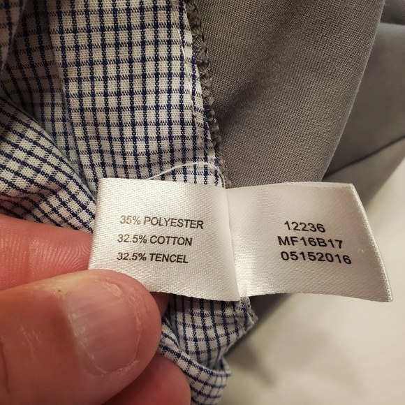 Peter Millar Performance Chino Golf Pants  Men's Size 34 X 29 Gray - Picture 6 of 8